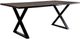 Porter International Designs Manzanita Midnight Dining Table with X Base-2