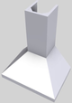 Vent-A-Hood® 30" White Wall Mounted Range Hood-3