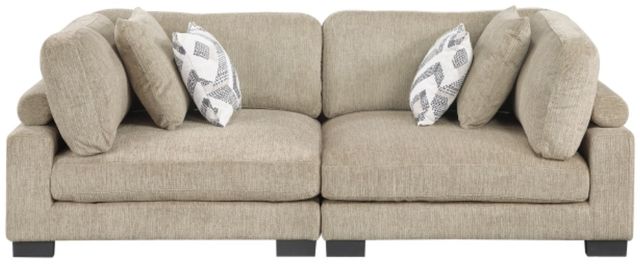 Homelegance® Tinley Brown Loveseat-0