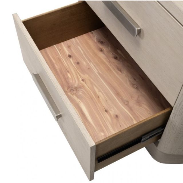 Furniture of America® Pocatello White Oak Nightstand-3