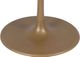 Zuo® Modern Taj Black Dining Table with Gold Base-3