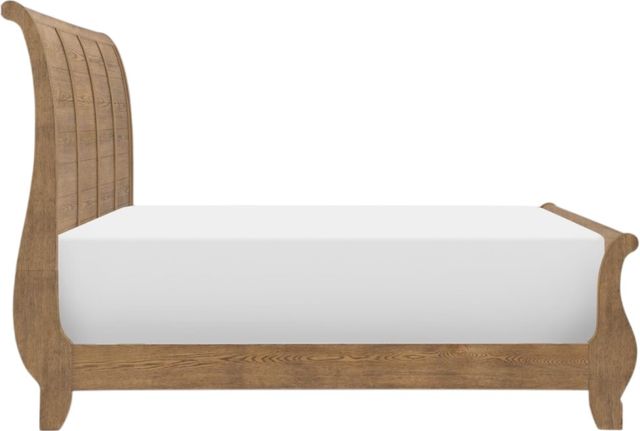 Legacy Classic Vintage Market Barnwood Oak King Sleigh Bed-3