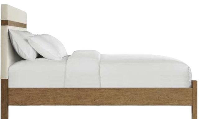 Riverside Furniture Bozeman Toasted Almond/White Queen Upholstered Bed-2