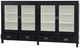 Bramble Customizable Kagu 4-Door Sideboard-3