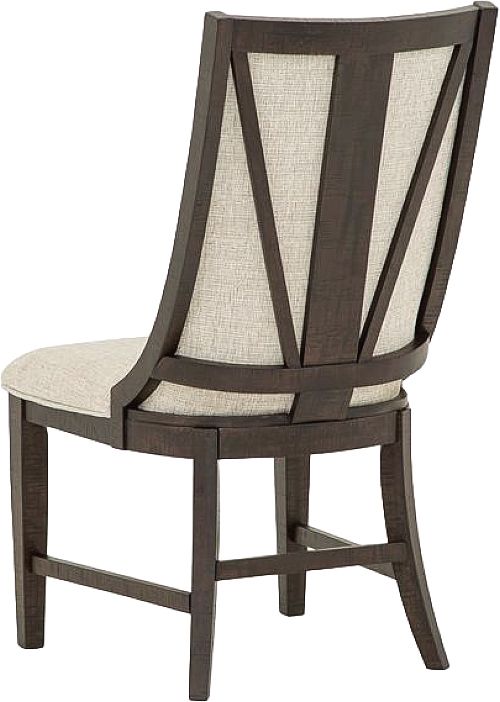 Magnussen Home® Westley Falls 2-Piece Baja Fog/Graphite Upholstered Host Side Chair Set-4