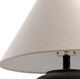 Surya Bastille Glazed Black Table Lamp-1