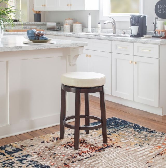 Linon Maya Beige Counter Stool-1