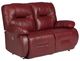 Best® Home Furnishings Customizable Brinley Leather Power Reclining Space Saver® Loveseat-0