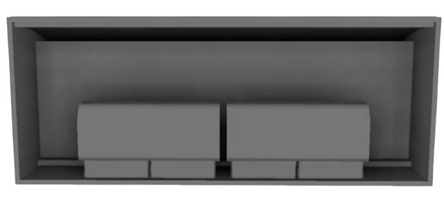 Vent-A-Hood® 60" Gunsmoke Wall Mounted Range Hood-3