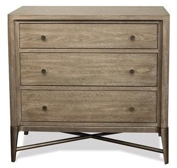 Riverside Furniture Sophie Natural 3-Drawer Nightstand-1