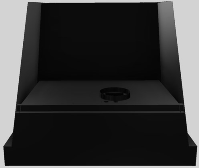 Vent-A-Hood® Designer Series 36" Black Wall Mounted Range Hood-2