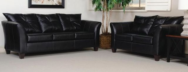 Hughes Furniture® 1050 San Marino Ebony Loveseat-1
