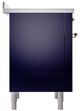 Ilve® Nostalgie II Noblesse 36'' Midnight Blue Pro Style Induction Range with Copper Trim-2