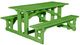 C R Plastics Kiwi Rectangular Picnic Table-0