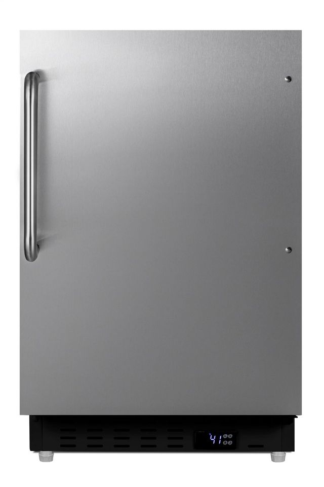 Summit® 3.5 Cu. Ft. Stainless Steel Under The Counter Refrigerator-0