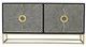 A & B Home Black/White Credenza-1