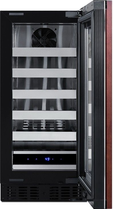 Summit® 15” 1.8 Cu. Ft. Panel Ready Built-In Wine Cellar-1
