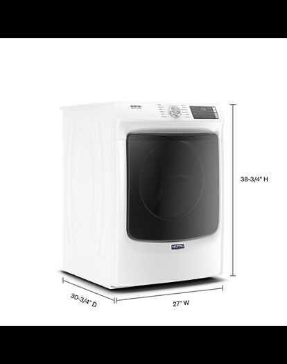 Maytag® 7.3 Cu. Ft. White Electric Dryer-4
