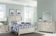 Vaughan-Bassett Rustic Cottage Rustic White Queen Sleigh Bed Collection-0