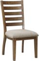 Mazin Furniture Tigard Beige/Cherry Dining Side Chair-0