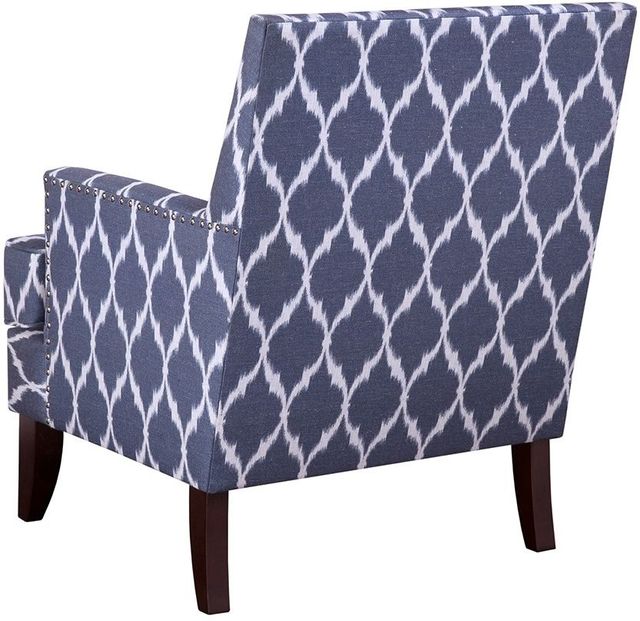 Olliix by Madison Park Blue/White Colton Track Arm Club Chair-1