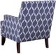 Olliix by Madison Park Blue/White Colton Track Arm Club Chair-1