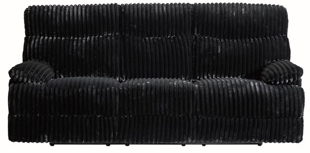 Elements International Admiral Masis Black Manual Motion Sofa-1