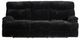 Elements International Admiral Masis Black Manual Motion Sofa-1