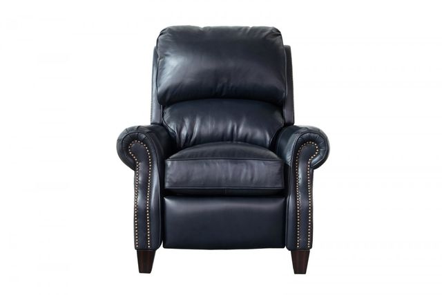 BarcaLounger® Churchill Shoreham Blue Leather Manual Recliner-2