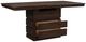A-America® Chesney Falcon Brown Storage Dining Table-2