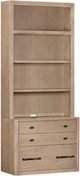 Parker House® Breckenridge Medium Brown 40" Lateral File and Hutch-0