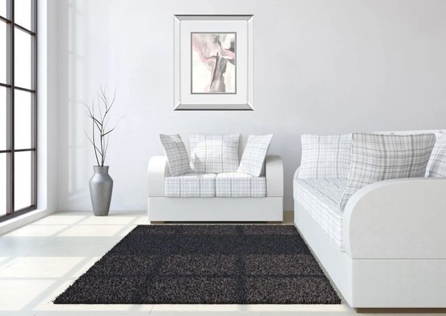 Classy Art Blushing Grey II By Chris Paschke Mirror Framed Wall Art-2