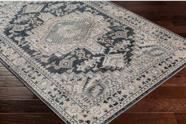 Surya Impulse Black/Taupe 4'x6' Area Rug-4