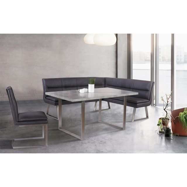 Armen Living Fenton Gray 63" Dining Table-2