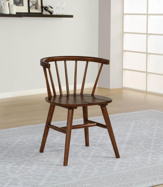 Coaster® Jeffries 2-Piece Walnut Dining Side Chair Set-1