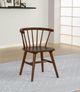 Coaster® Jeffries 2-Piece Walnut Dining Side Chair Set-1