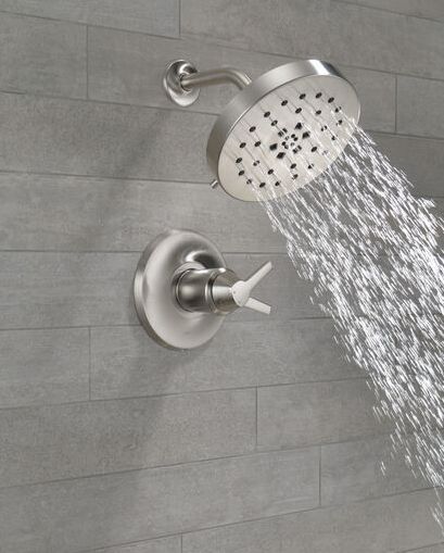 Delta Galeon® 17T Series Lumicoat® Stainless Shower Trim with UltraSoak-2