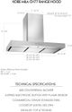 KOBE® Premium® Mila Series 48" Stainless Steel Wall Mounted Range Hood-4