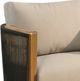 New Classic® Home Furnishings Veranda Beige/Black/Natural Fabric/Wooden Outdoor Swivel Chair-2