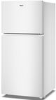 Whirlpool® 30" 19.3 Cu. Ft. White Top Freezer Refrigerator with Total Coverage Cooling-2