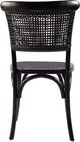 Moe's Home Collection Churchill 2-Piece Antique Black Dining Side Chair Set-4
