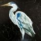 Stylecraft Bold Heron Black/White Wall Art -2