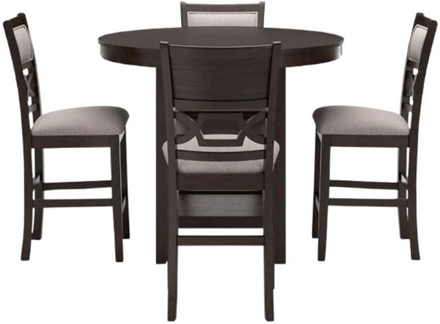 Signature Design by Ashley® Langwest 5-Piece Cherry Brown Counter Dining Set-1
