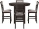 Signature Design by Ashley® Langwest 5-Piece Cherry Brown Counter Dining Set-1