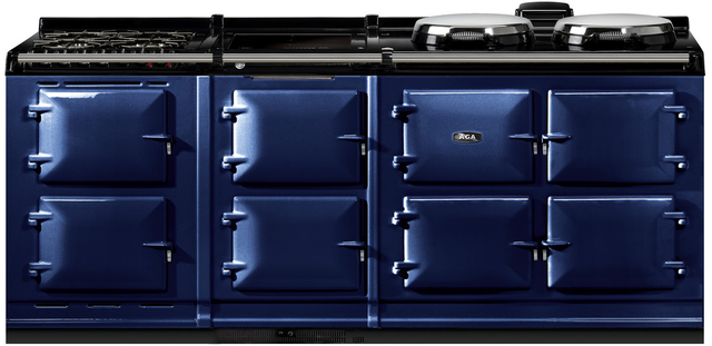 AGA™ Classic R7 210 83" Dark Blue Pro Style Dual Fuel Range-0