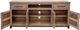 International Furniture Direct Natural Parota Brown Cappuccino TV Stand-1