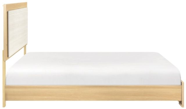 Homelegance® Sterling Natural/White Queen Panel Bed-3