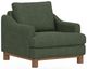 International Furniture Direct Olimpia Olive Arm Chair-0