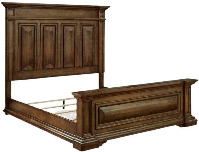 Signature Design by Ashley® Channley Brown California King Panel Bed-3