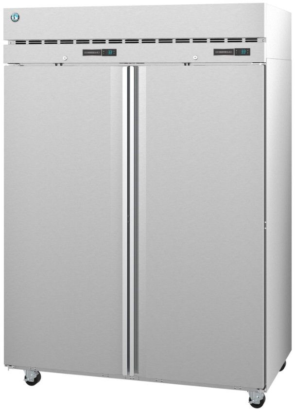Hoshizaki Steelheart® 55" 23.1 Cu. Ft. Stainless Steel Two Section Dual Temperature Upright Refrigerator and Freezer-2